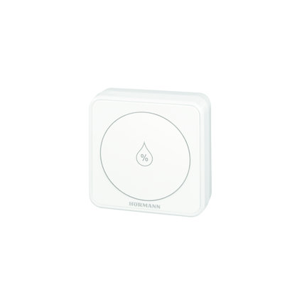 Zewnętrzny czujnik  dodatkowo mierzy wilgotność powietrza na zewnątrz  i uniemożliwia otwarcie bramy, gdy jest ona większa niż w garażu. Fot. Hörmann