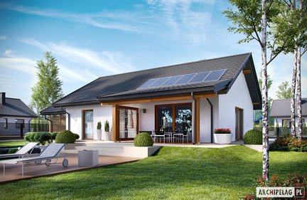 Wnętrza - Inspiracje | Dom Kornel VI (z wiatą) ENERGO