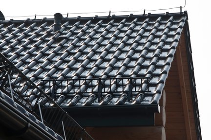 Poprawnie zamontowany kominek odpowietrzający