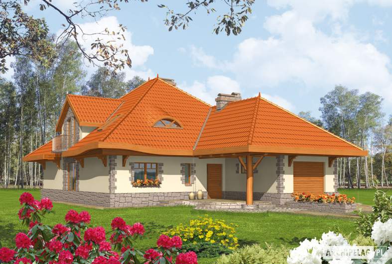 Projekt domu Sława G1 - animacja projektu