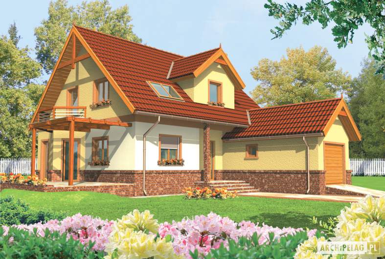 Projekt domu Mila G1 - animacja projektu