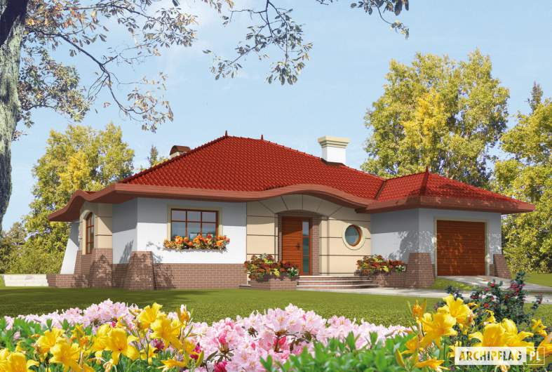 Projekt domu Kornelia G1 - animacja projektu