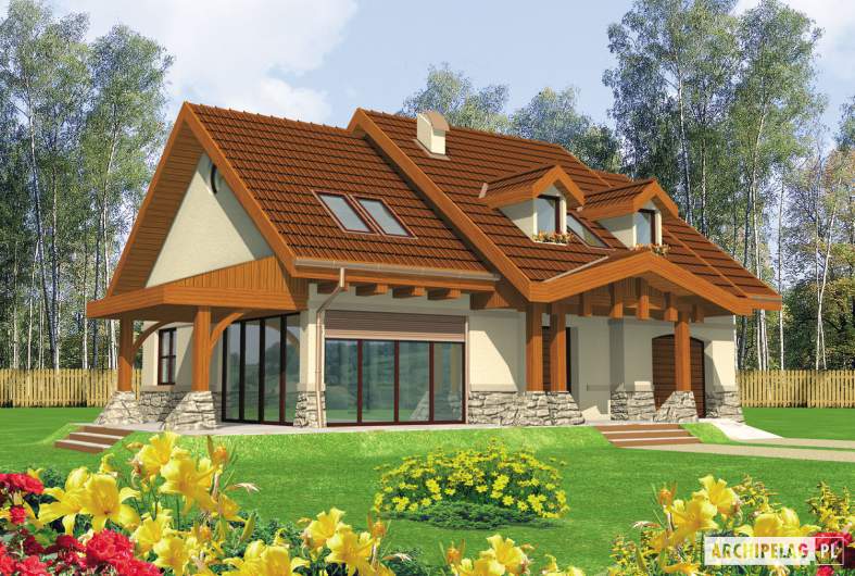 Projekt domu Elena G1 - animacja projektu