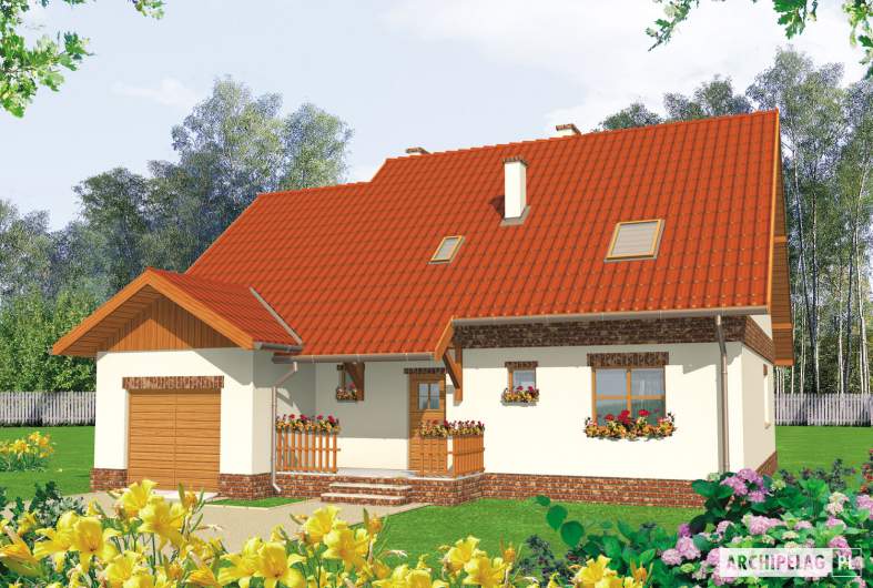 Projekt domu Amanda G1 - animacja projektu