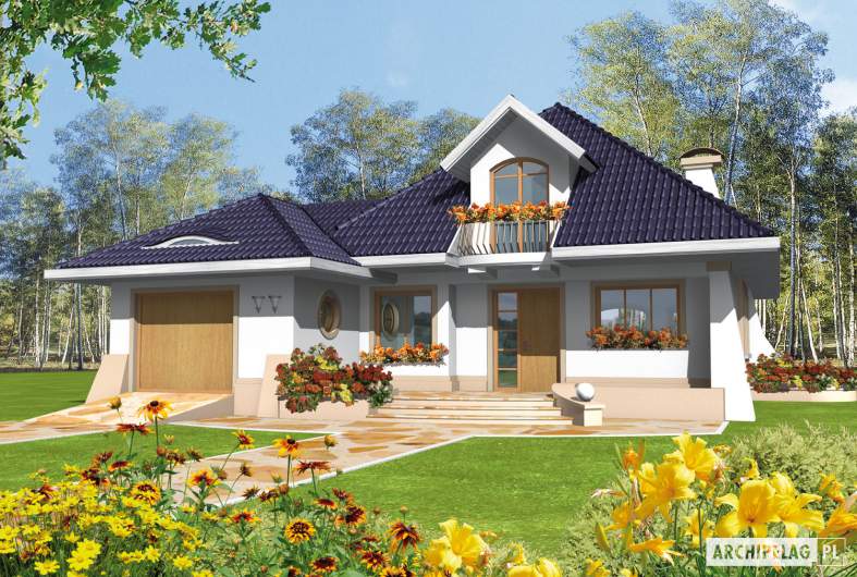 Projekt domu Milena II G1 - animacja projektu