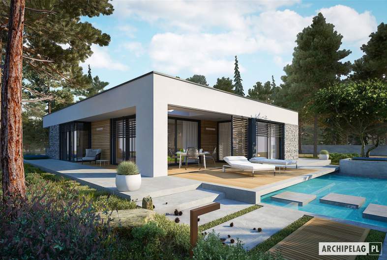 Projekt domu EX 21 G2 soft - animacja projektu