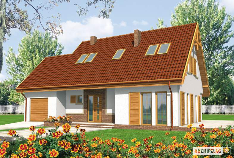 Projekt domu Kopciuszek G1 - animacja projektu